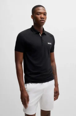 HUGO BOSS BOSS X Matteo Berrettini Waffle-fabric Polo Shirt | Polo Shirts | Shirts