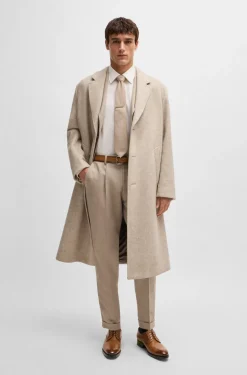 HUGO BOSS Burnished-leather Derby Shoes With Piped Details | Business Shoes