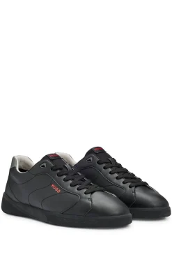 HUGO BOSS Cupsole Trainers With Logo Details On Rubber Outsole | Sneakers