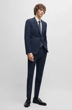 HUGO BOSS Derby Shoes In Nappa Leather With Embossed Logo | Business Shoes