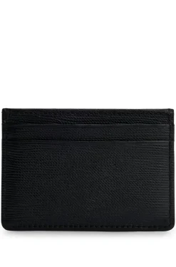HUGO BOSS Embossed-leather Card Holder With Logo Plaque | Wallets And Key Rings