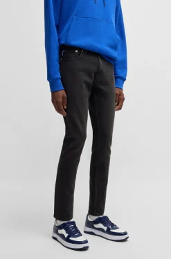 HUGO BOSS Extra-slim-fit Jeans In Stonewashed Stretch Denim | Jeans