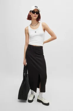 HUGO BOSS Faux-leather Quilted-effect Shopper Bag With Logo Trim | Women Bags