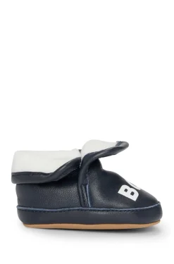 HUGO BOSS Gift-boxed Leather Slippers For Babies | Kids/BOY Shoes