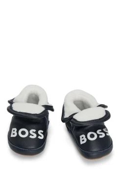 HUGO BOSS Gift-boxed Leather Slippers For Babies | Kids/BOY Shoes