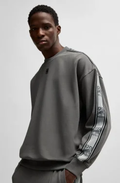 HUGO BOSS HUGO X RB Cotton-terry Sweatshirt With Branded Tape | Tracksuits