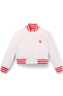 HUGO BOSS Kids' Bomber Jacket With Embroidered Logo Details | Kids Tops