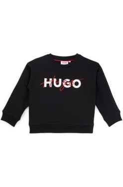 HUGO BOSS Kids' Sweatshirt In Fleece With Double Logo | Kids/BOY Tops