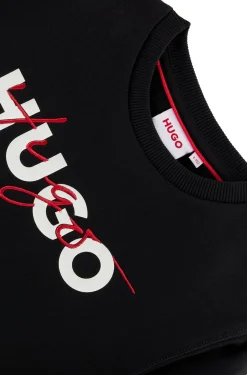 HUGO BOSS Kids' Sweatshirt In Fleece With Double Logo | Kids/BOY Tops