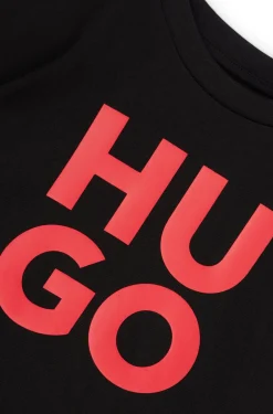 HUGO BOSS Kids' Two-in-one T-shirt With Stacked Logo Print | Kids/BOY Tops