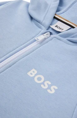 HUGO BOSS Kids' Zip-up Fleece Hoodie With Logo Print | Kids/BOY Juniors (Age 4-14)