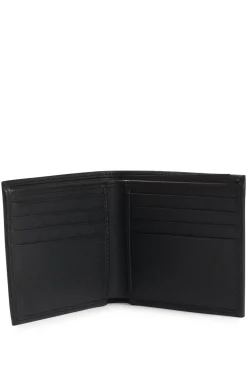 HUGO BOSS Leather Card Holder With Double B Monogram | Wallets And Key Rings