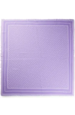 HUGO BOSS Logo-print Scarf In Modal And Silk | Women Scarves