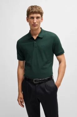 HUGO BOSS Pallas Regular-fit Polo Shirt In Cotton With Embroidered Logo | Polo Shirts