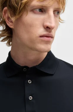 HUGO BOSS Regular-fit Polo Shirt In Mercerized Italian Cotton | Essentials