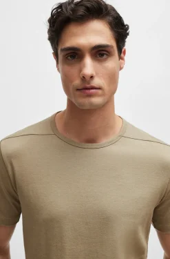 HUGO BOSS Regular-fit T-shirt With Ergonomic Seams | T-Shirts