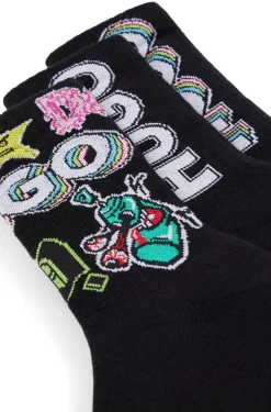 HUGO BOSS Three-pack Of Short Socks With Logos | Socks