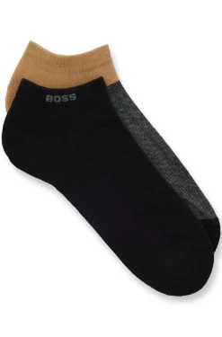 HUGO BOSS Two-pack Of Ankle Socks In A Cotton Blend | Socks