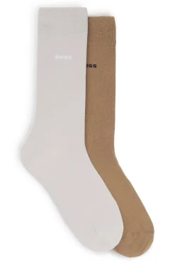 HUGO BOSS Two-pack Of Cotton-blend Regular-length Socks | Socks